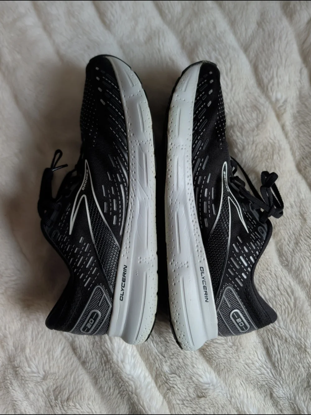 Brooks Glycerin 20 Black Mens' Sz 12.5 Wide